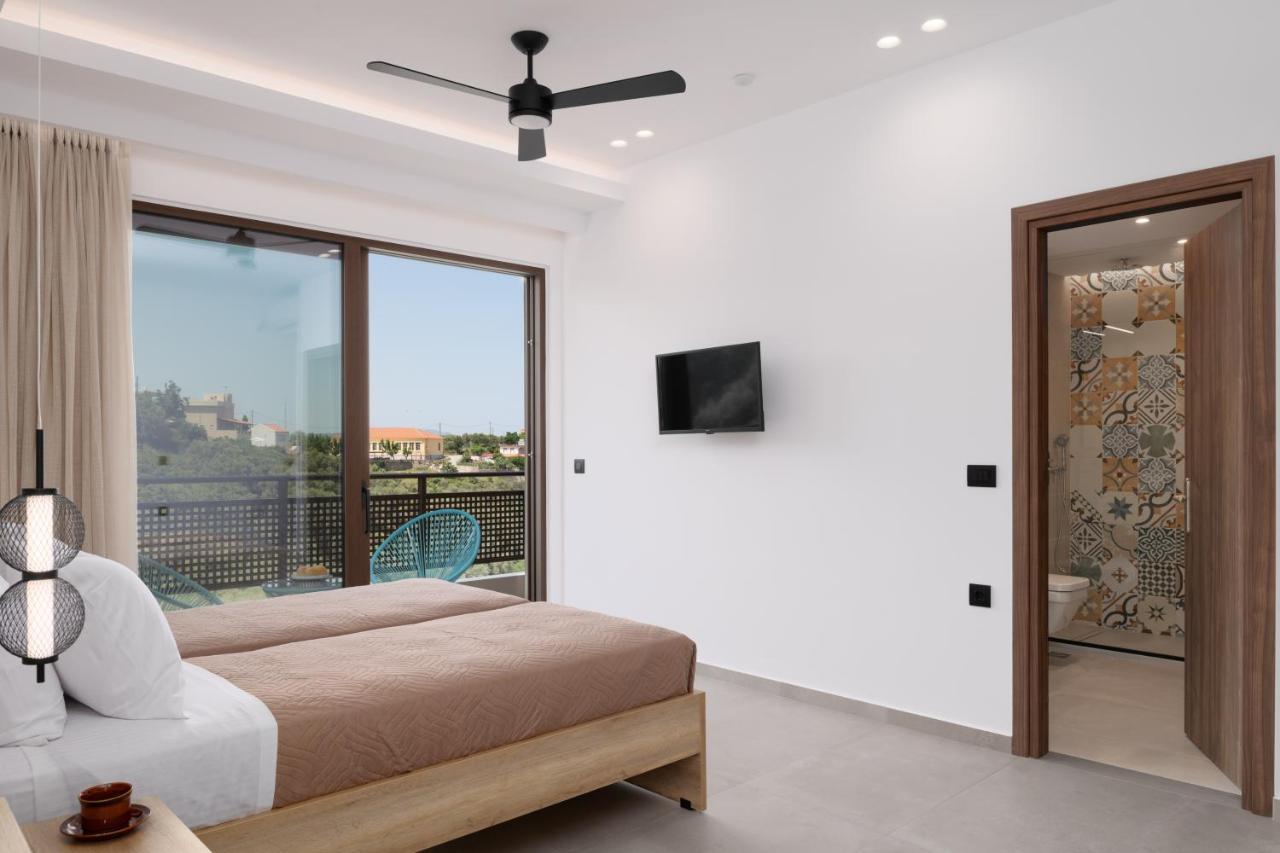 O-Cyanea Villa With Heated Pool Kournas ภายนอก รูปภาพ