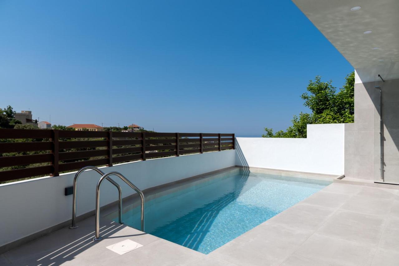 O-Cyanea Villa With Heated Pool Kournas ภายนอก รูปภาพ