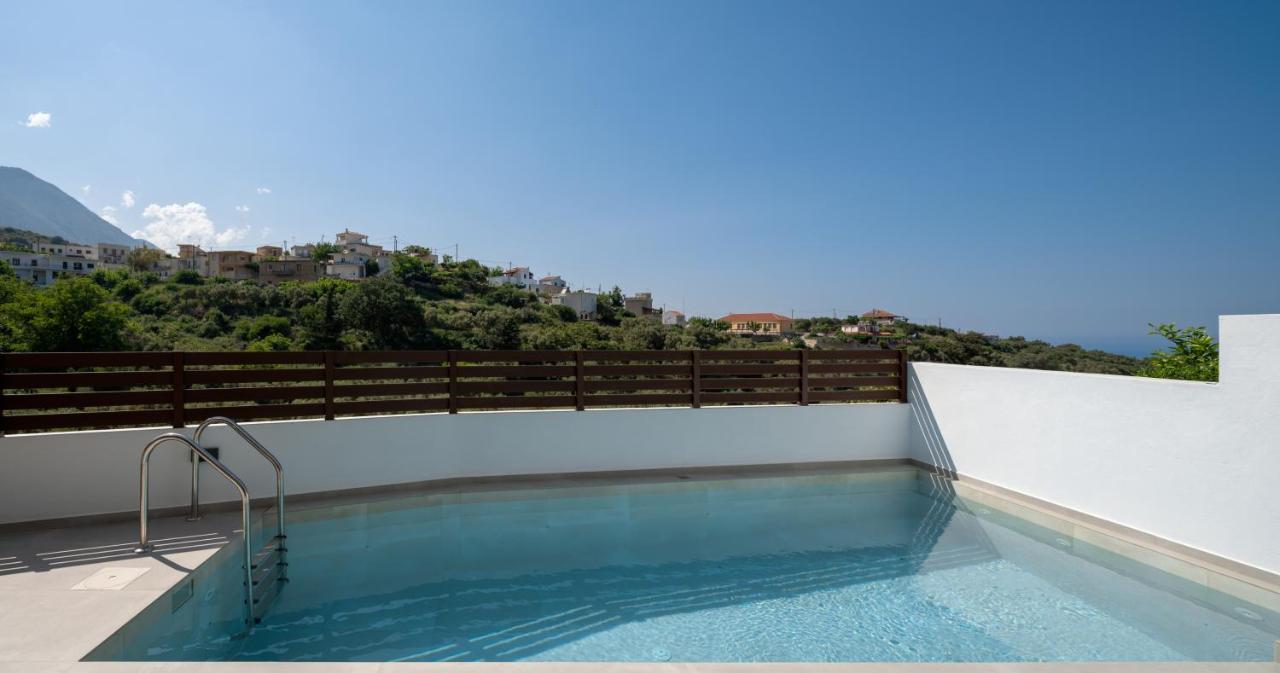O-Cyanea Villa With Heated Pool Kournas ภายนอก รูปภาพ