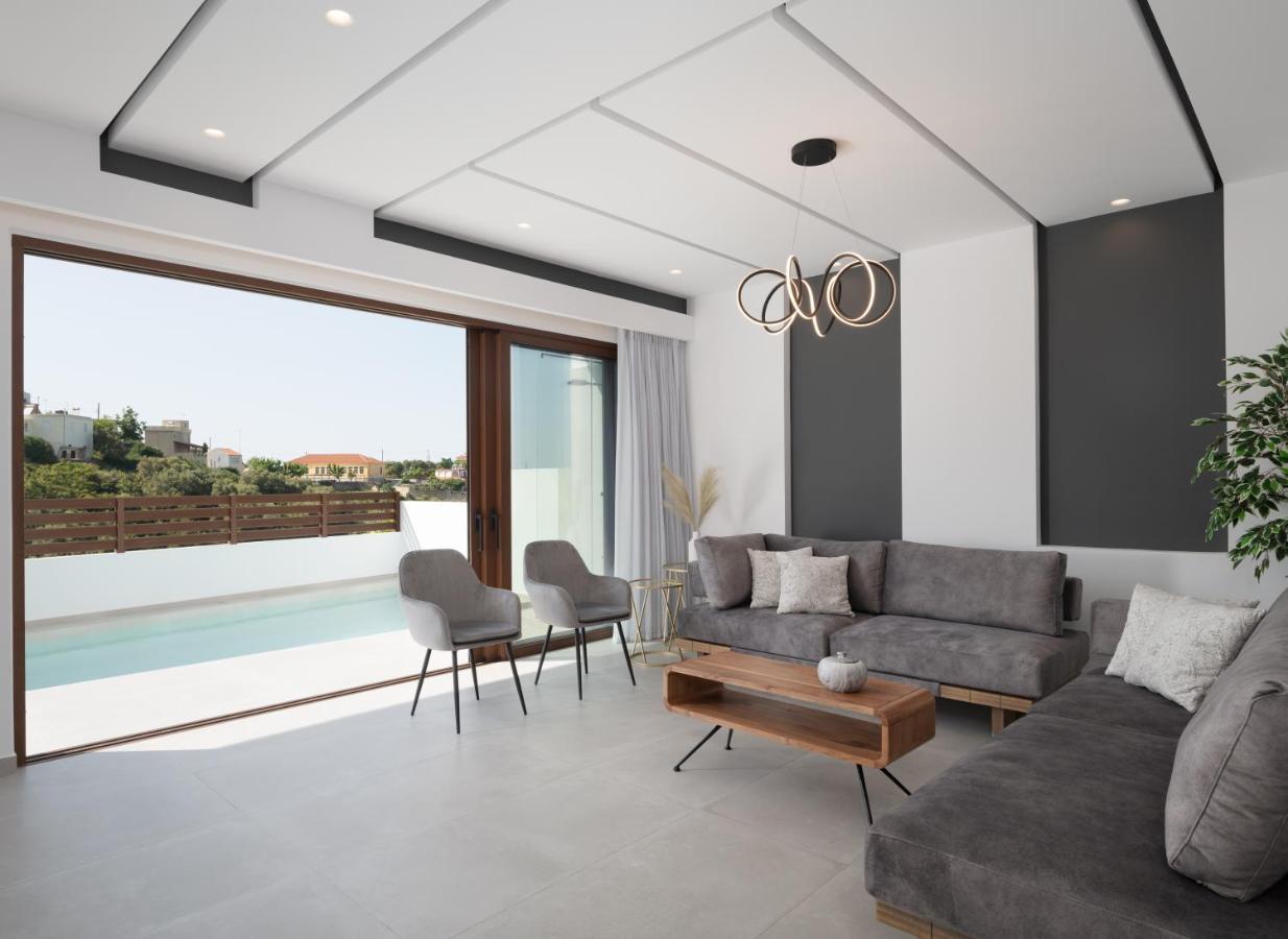 O-Cyanea Villa With Heated Pool Kournas ภายนอก รูปภาพ