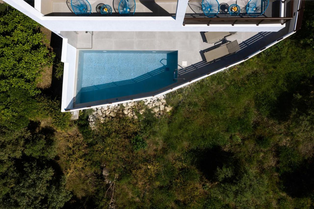 O-Cyanea Villa With Heated Pool Kournas ภายนอก รูปภาพ